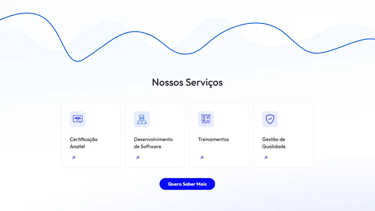 Moderna Tecnologia — case de criação de sites Site Moderna Tecnologia desenvolvido pela Agência Kaizen