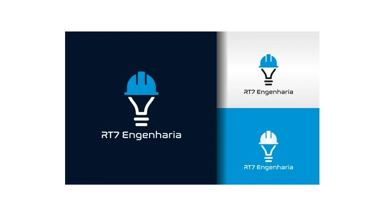 RT7 Engenharia Identidade Visual Aplicação do logo