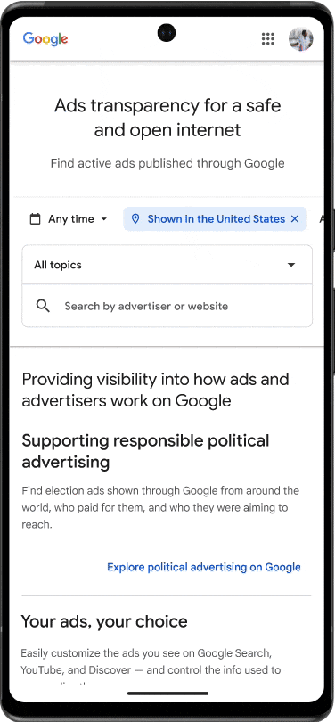 gif google ads transparency center