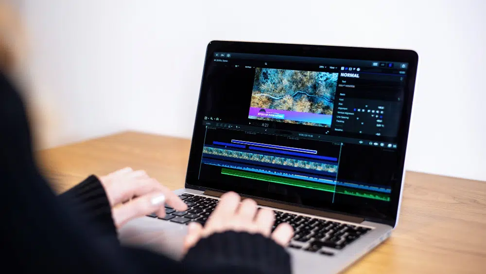produção e edição de vídeos - editando conteudo