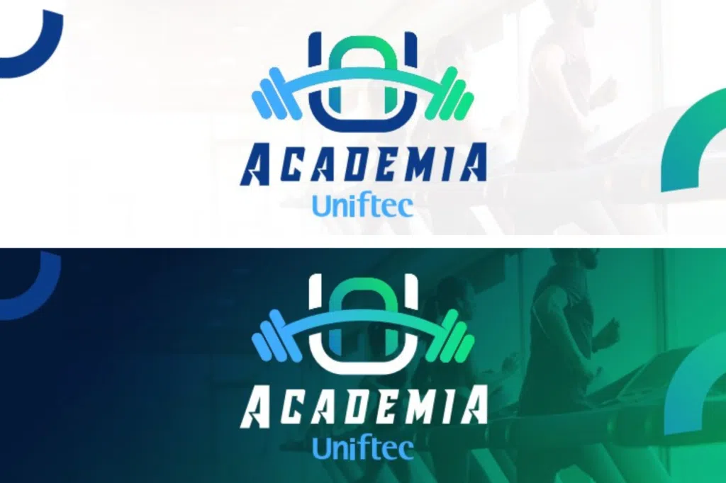 Academia Uniftec resultado da identidade visual