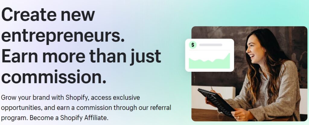 marketing de afiliados - Shopify Affiliate Program